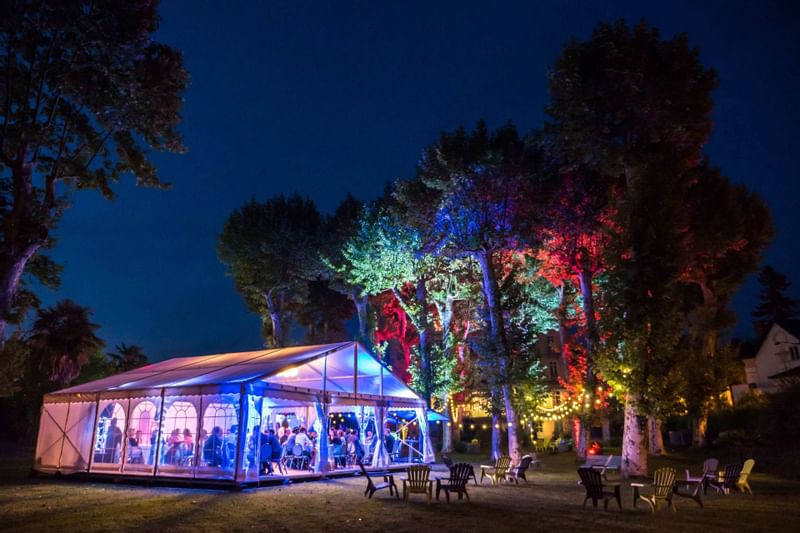 Garden Party at Hôtel du Parc in Salies-de-Béarn, France