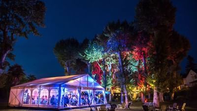 Garden Party at Hôtel du Parc in Salies-de-Béarn, France