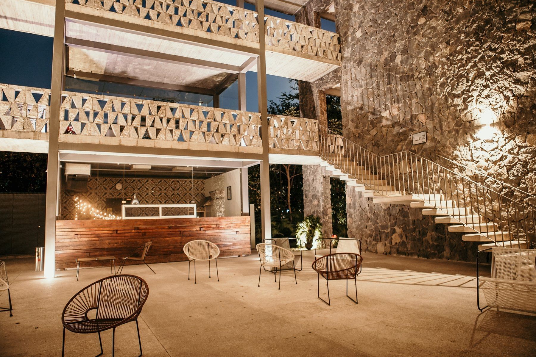 Lounge area at Huayacán Cuernavaca Curamoria Collection