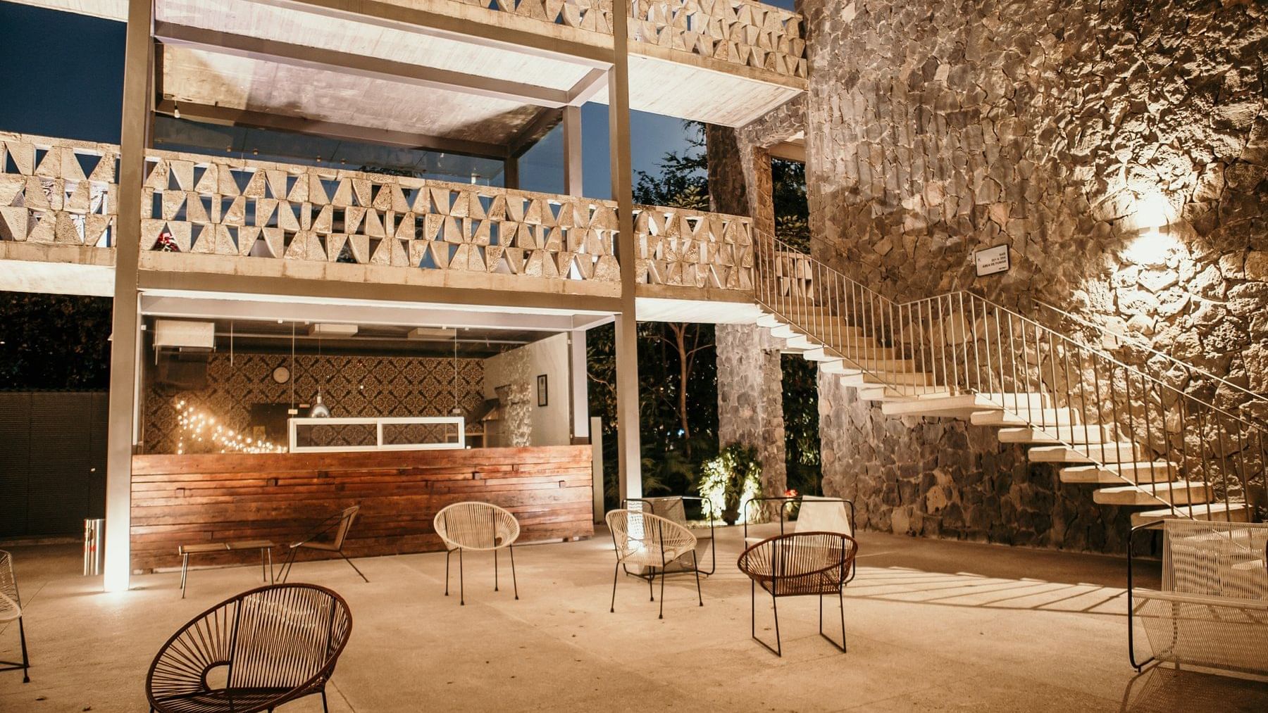 Lobby area of Huayacan Cuernavaca Curamoria Collection