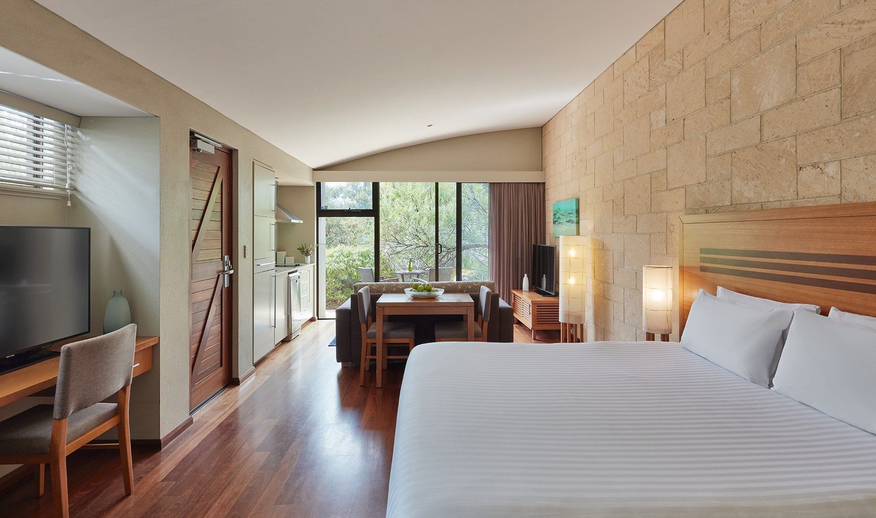 Interior of Studio Villa King Room at Pullman Bunker Bay Resort