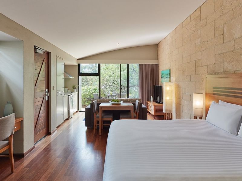 Studio Villa with a king bed at Pullman Bunker Bay Resort