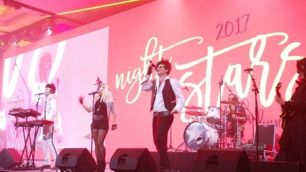 Live band performing in Audio Visual Dynamics at Pullman Albert Park