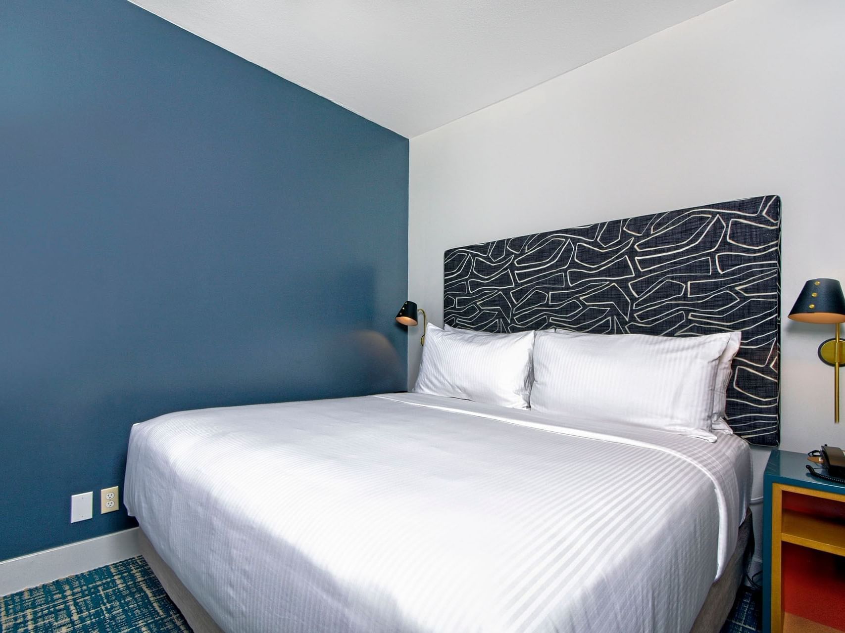 Comfy bed, Superior King Room Accessible, The Garrett Hotel