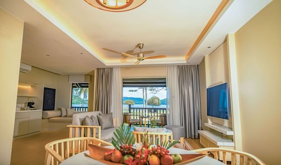 Dining table in Pelangi Suite at Pelangi Beach Resort & Spa