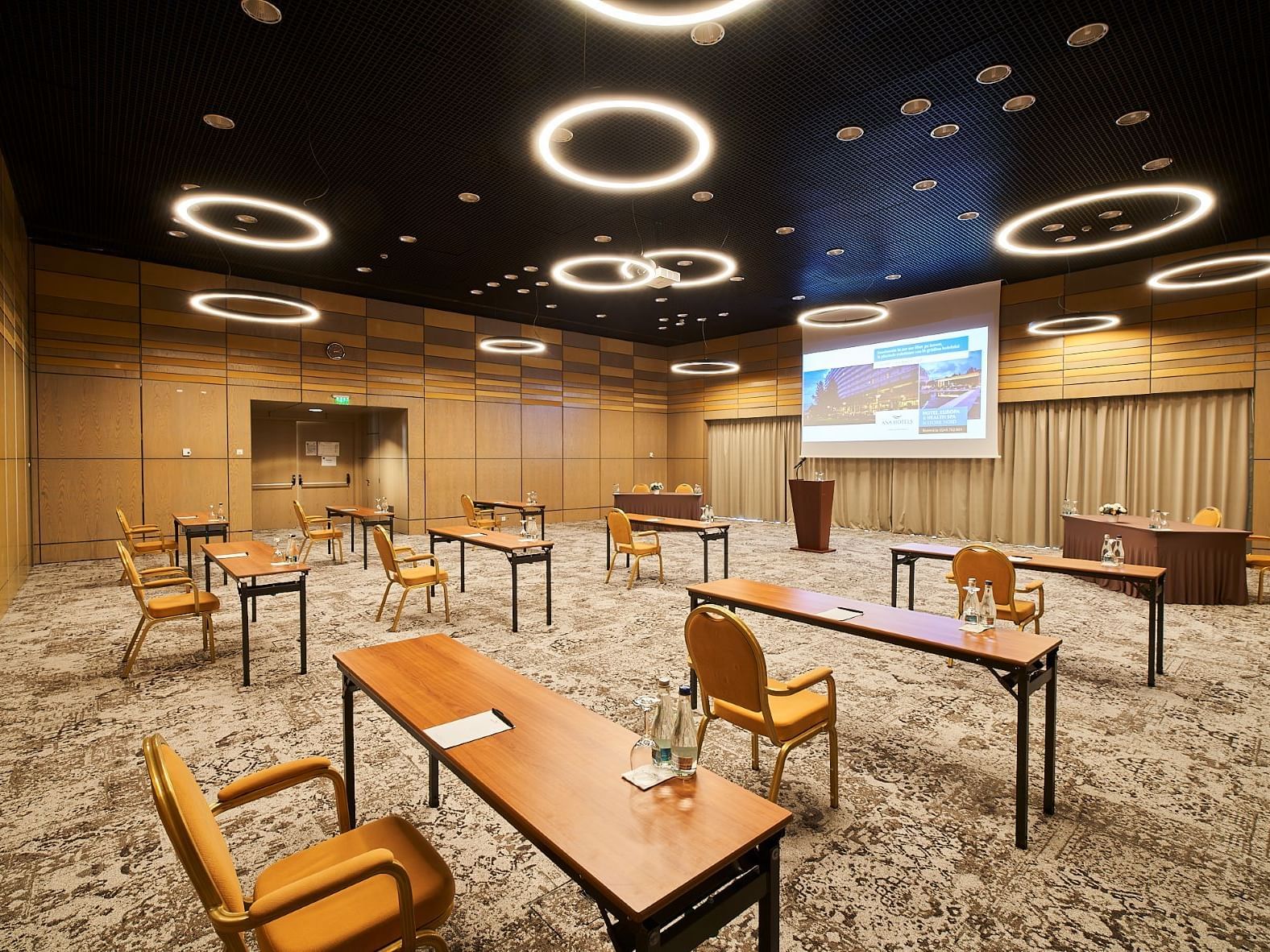 Classroom set-up in Phoenix Room at Ana Hotels Europa Eforie Nord