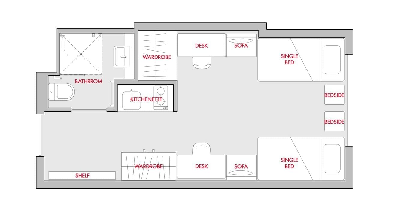 Studio Twin - UniLodge Ultimo
