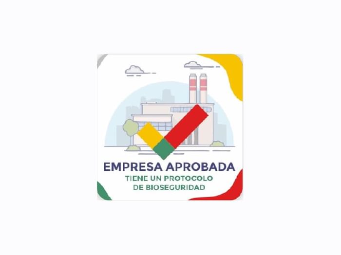 The official logo of Empresa Aprobada used at Hotel Isla Del Encanto