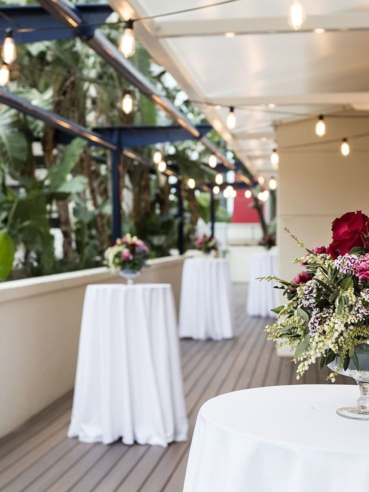 Attractive flowers kept on the meeting at Sebel Suites Brisbane