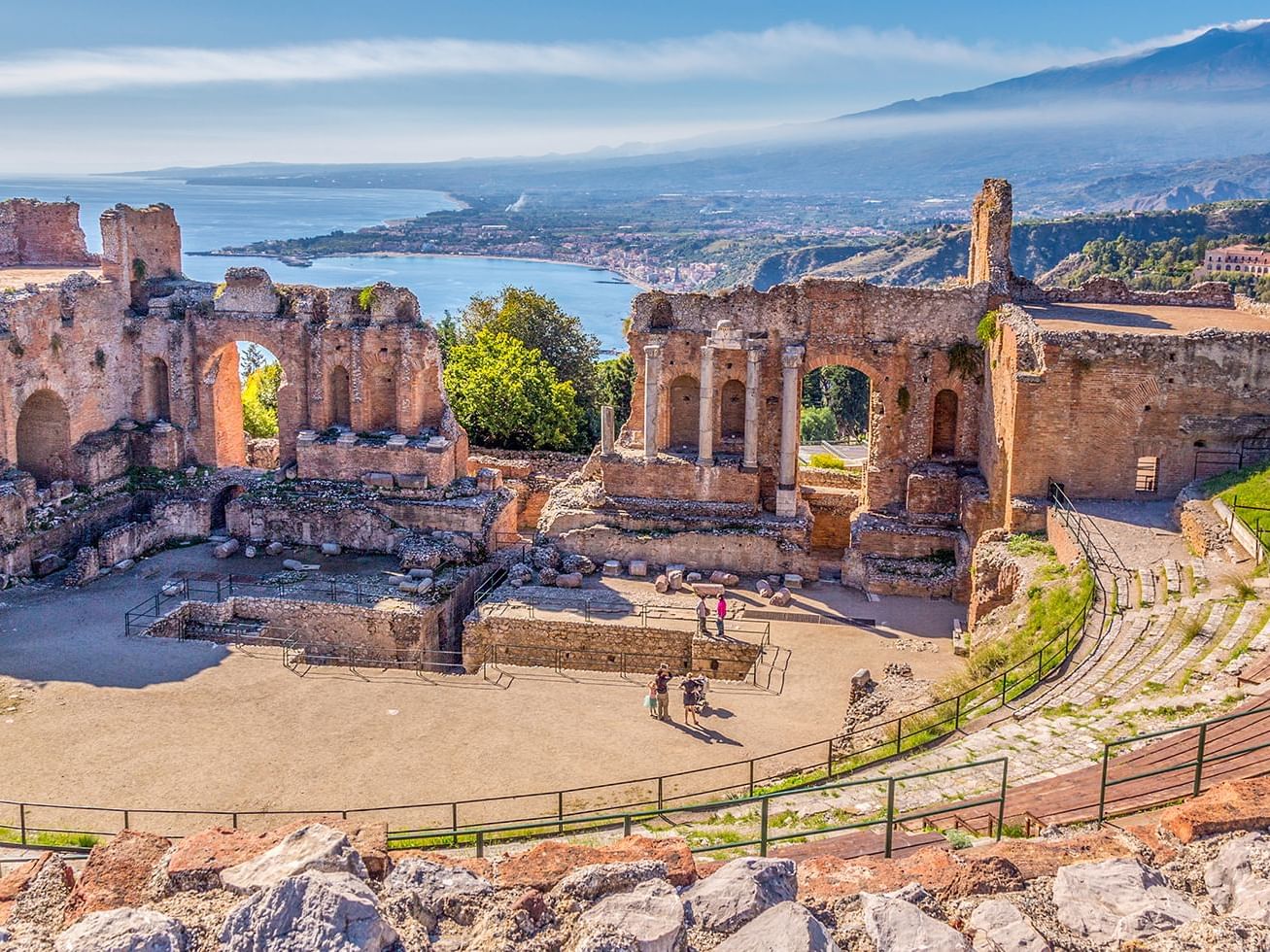 Greek theatre Taormina Sicily