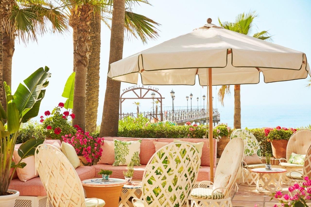 restaurante Beach Club del hotel Marbella Club