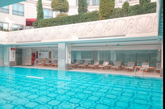 Pool area with a lounge area at CVK Park Bosphorus Hotel