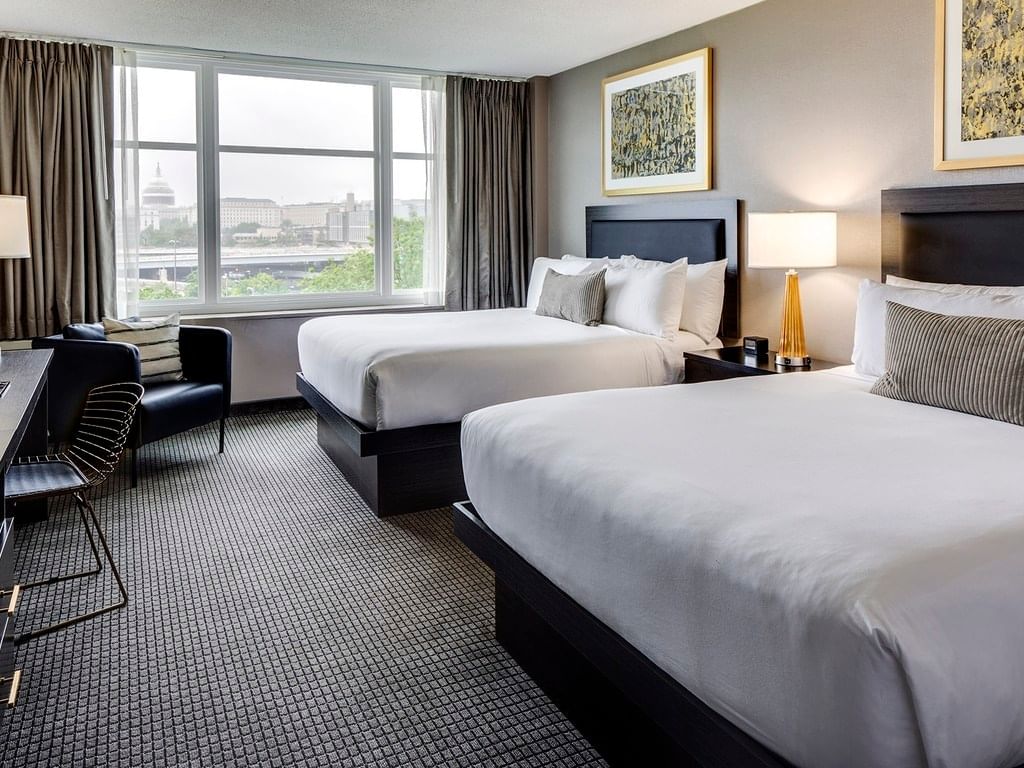 Deluxe Double Pool view room at Capitol Skyline Hotel