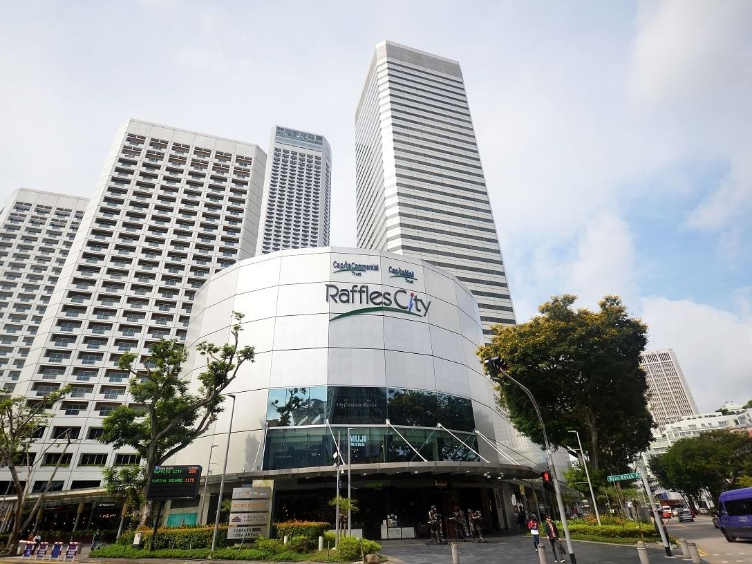Raffles City Shopping Centre near Carlton Hotel Singapore