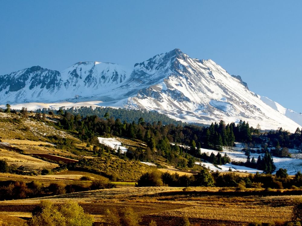 Vista del paisaje del Pueblo Mágico Metepec cerca de One Hotels