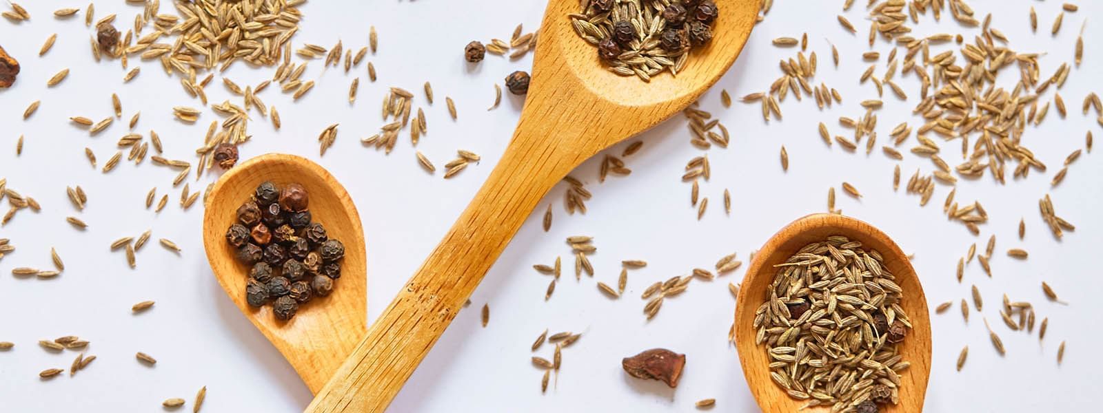 Close-up of Spices on the spoons at Crown Hotels