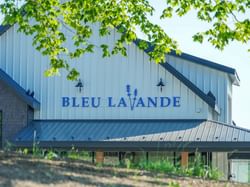 Exterior of the Bleu Lavande winery near Quartier Des Marinas