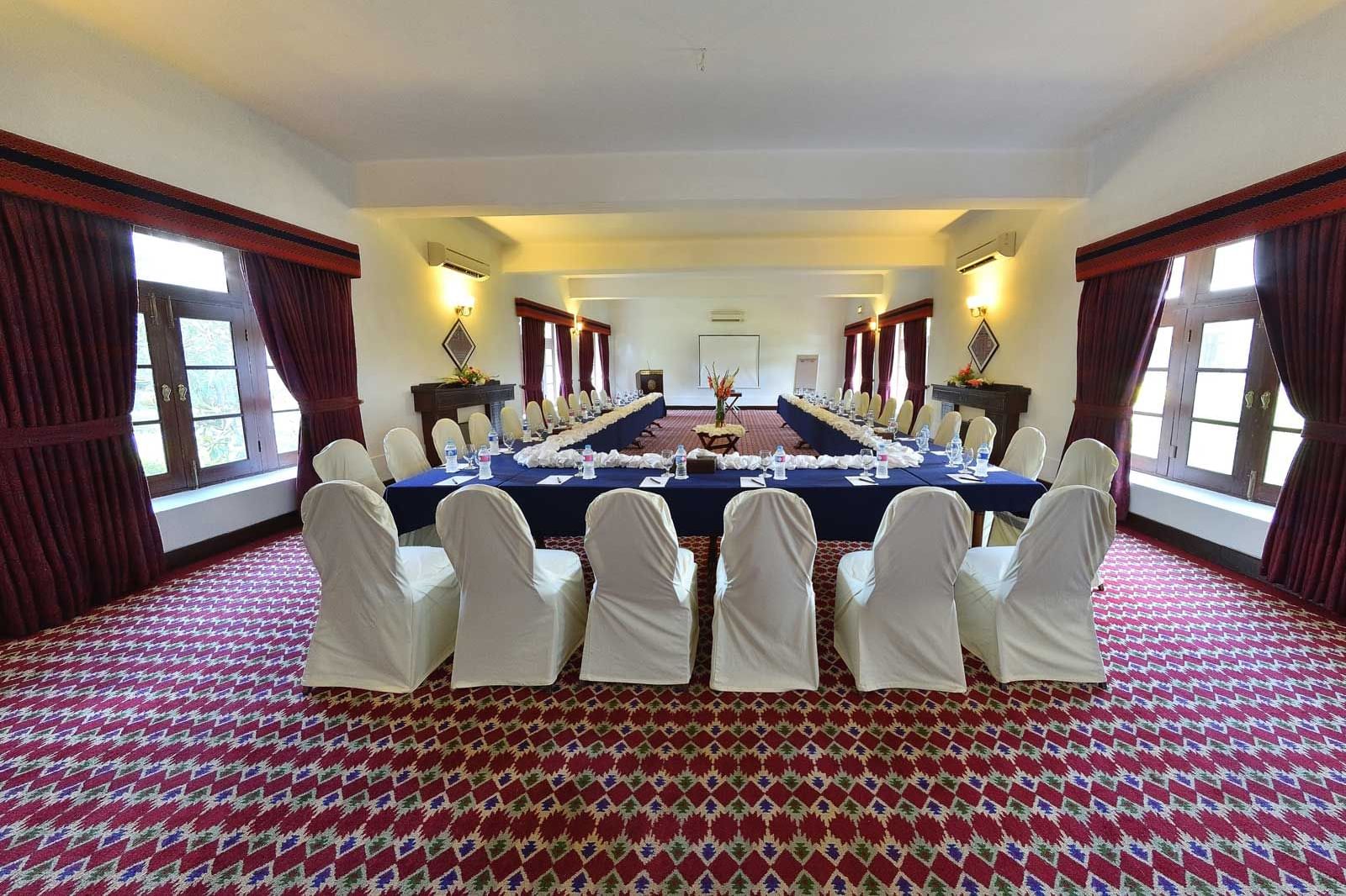 Interior of a Conference & meeting room at Swat Serena Hotel
