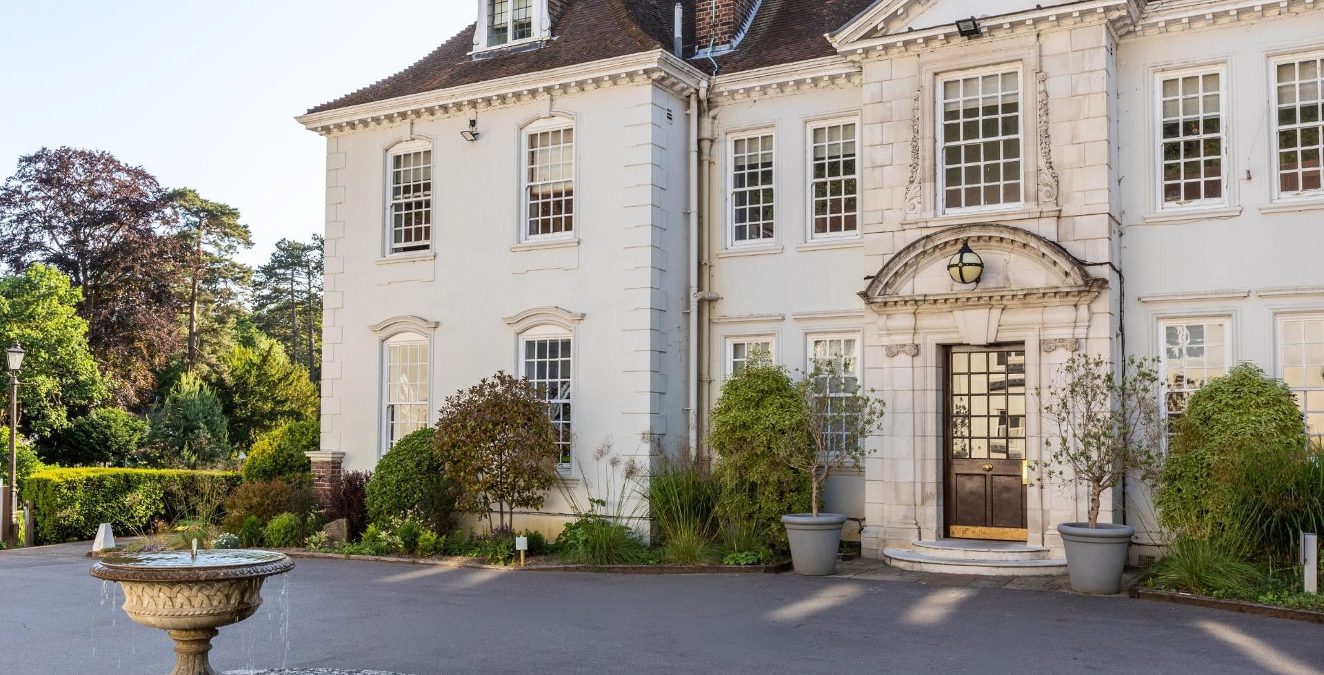 Exterior of mansion at Gorse Hill offering amazing UK Black Friday Deals