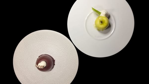 Desserts served in The Avenue Restaurant at Hotel Barsey by Warwick - Brussels