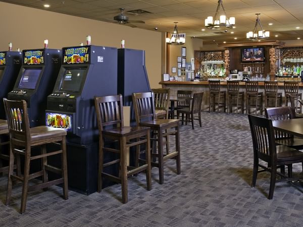 Video Lottery Terminal machines at bar