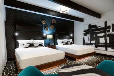 Two Queen bedded room at Hotel Earl