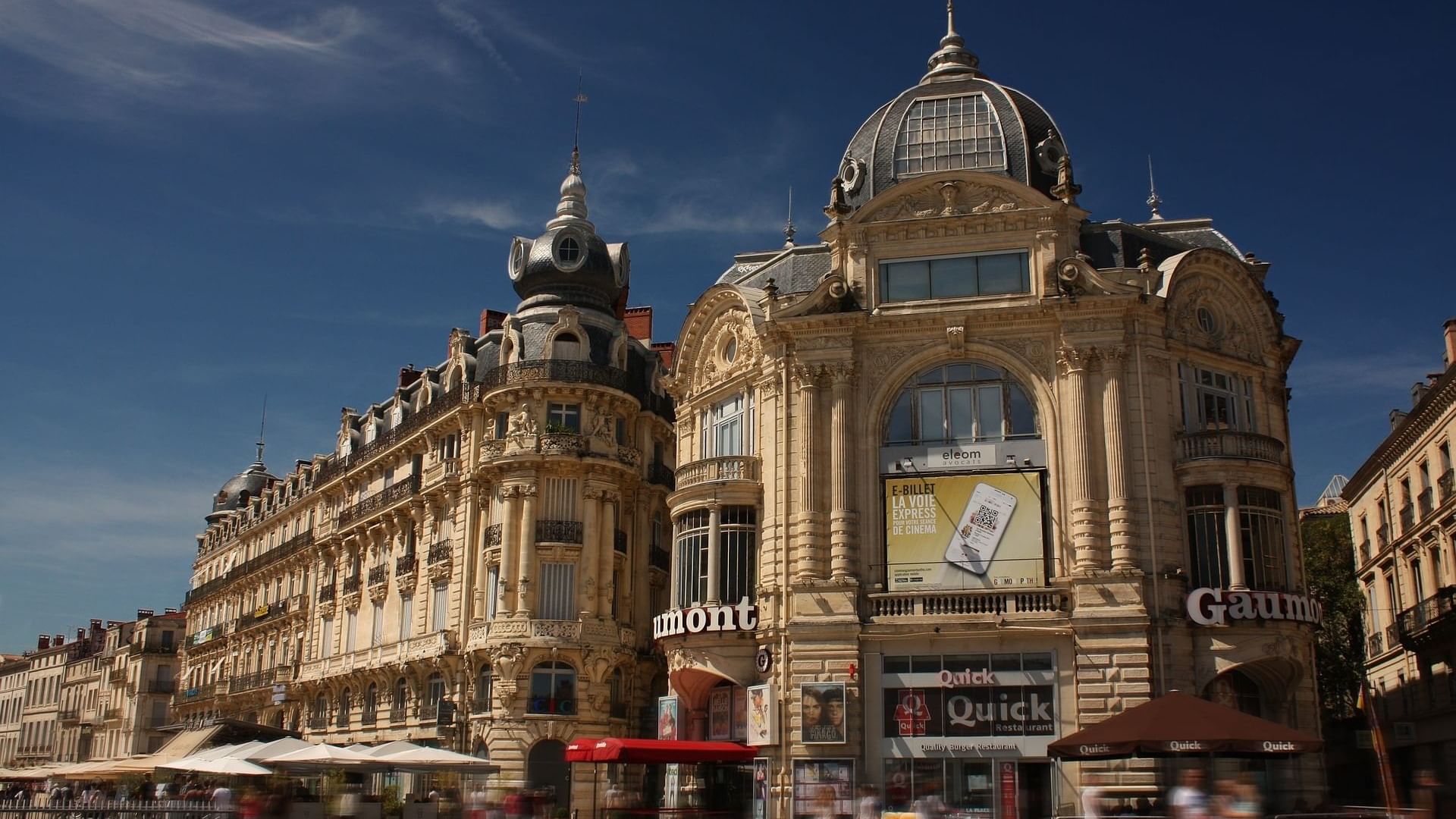 Place of the Comedy in Montpellier near The Original Hotels