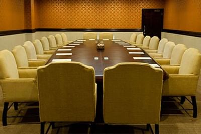 Table Arrangement in a Boardroom at Jamaica Pegasus Hotel