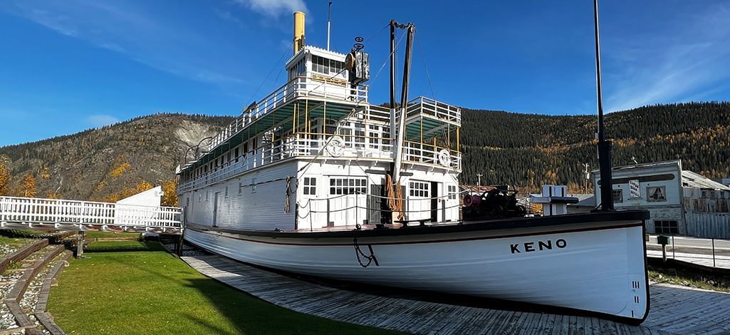 The S.S. Keno National Historic Site in Dawson City
