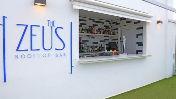 Outdoor Bar in Bar Zeus at Hotel Lemon & Soul Cactus Garden