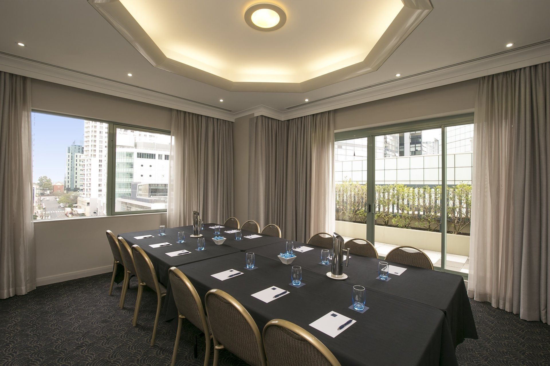 Properly arranged meeting room at the Sebel Residence Chatswood