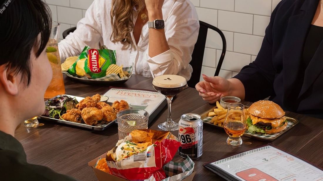 Burger in Sydney Olympic Park 