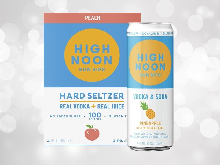 Box and Can of High Noon Hard Seltzer