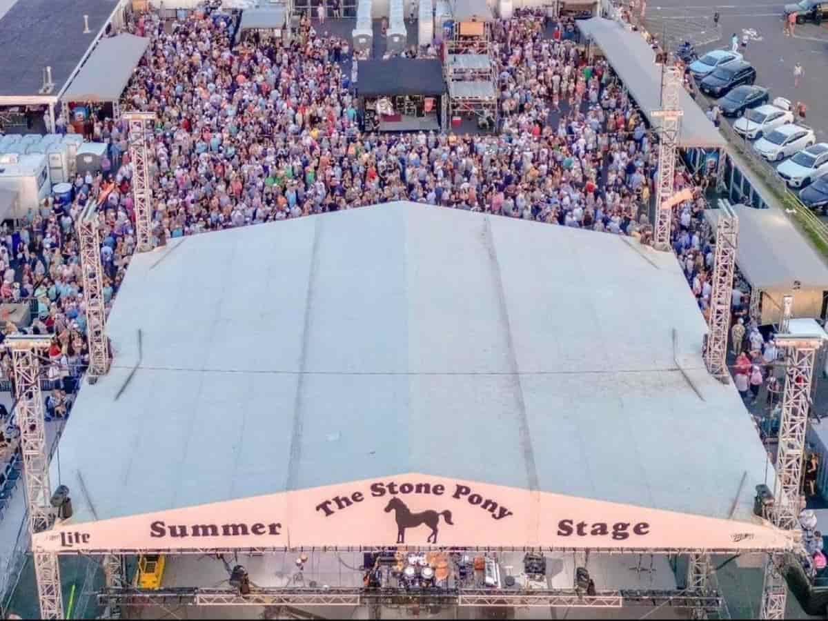 Bleachers at the Stone Pony