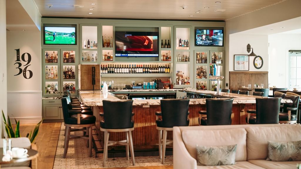 Interior of 1936 restaurant in Inlet Beach.