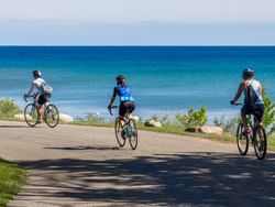 Little Traverse Wheelway Bike along Lake Michigan