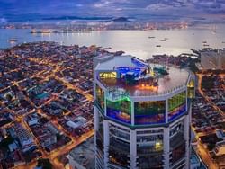 Aerial view of the Top Komtar Park near St. Giles Wembley Hotel