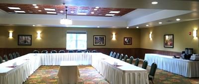 Ballroom with chairs and tables