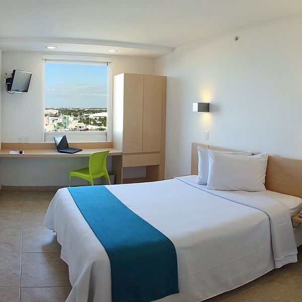 Interior of Superior One Queen Room at One Hotels