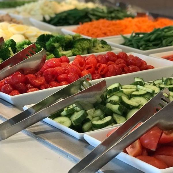 Fresh cut vegetables served at Kellogg Conference Center
