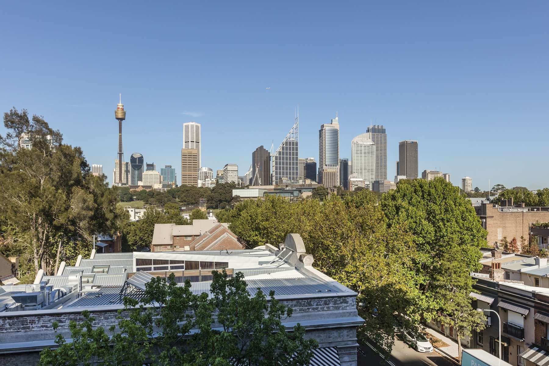 City view from Nesuto Woolloomooloo Sydney