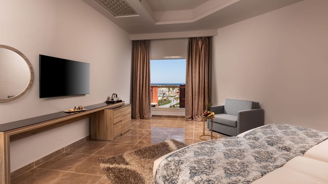 Deluxe Family Room With Sea View at Pickalbatros Laguna Vista Hotel in Sharm El Sheikh