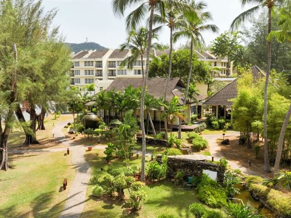 Distant view of the Hotel at Tanjung Rhu Resort Langkawi