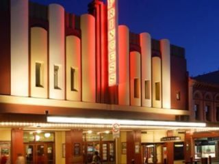 The low-angle exterior of Princess Theatre near Hotel Grand Chancellor Launceston