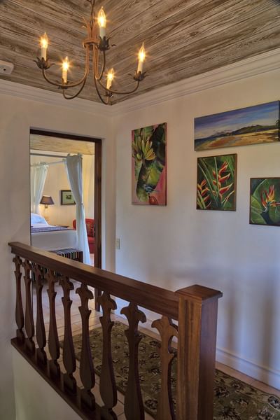 tropical villa with french colonial style