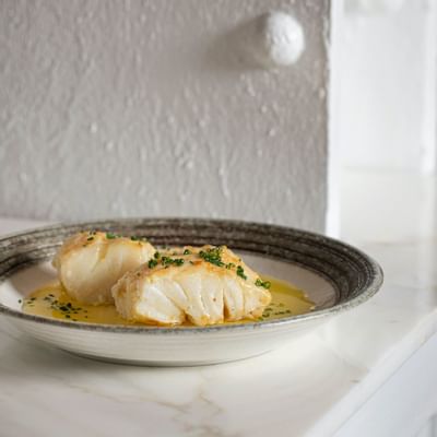 Bloomsbury Street Kitchen Baked Cod With Parmesan & Garlic Butte