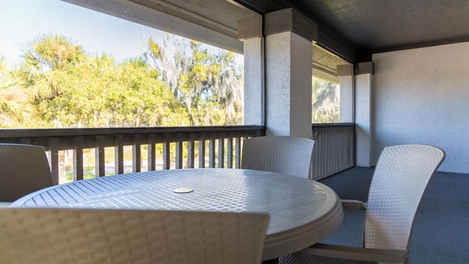 Balcony, Two Bedroom Suite in Palm Coast at Legacy Vacation Resorts