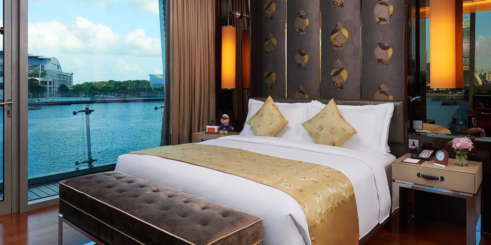 The Anderson Suite with one king bed at Fullerton Bay Singapore