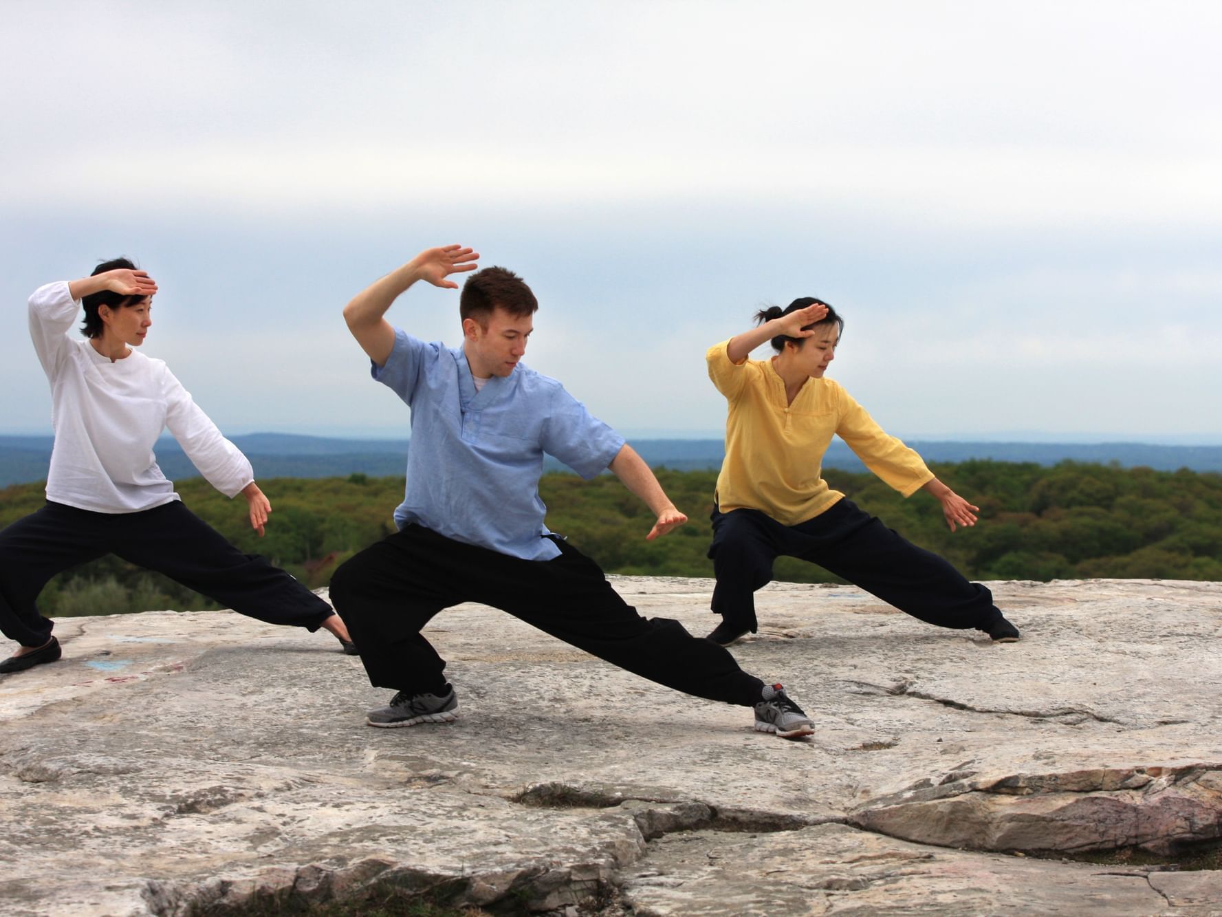 Men at Healing Qi-Gong Retreat near Honor’s Haven