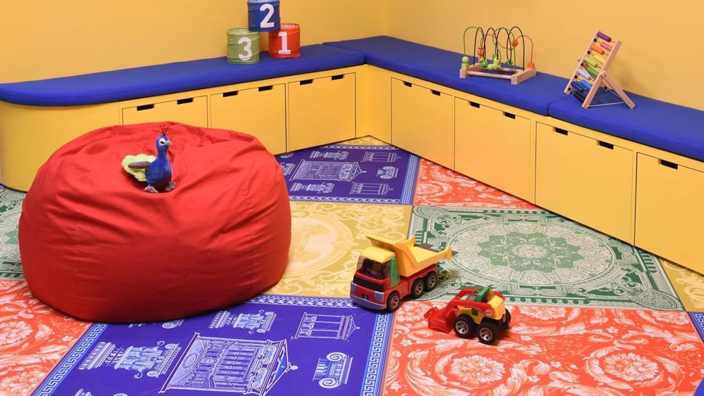 Kids & Teens club play room with toys at Palazzo Versace Dubai
